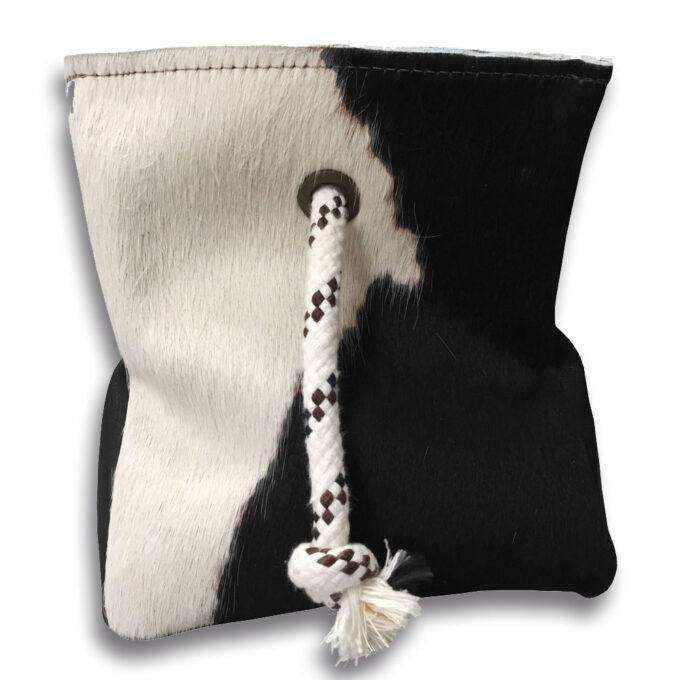 Zarážka do dverí Luxury Cowhide BRAZÍLIA BLACK&WHITE 17x20cm