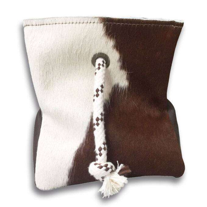 Zarážka do dverí Luxury Cowhide BRAZÍLIA BRAWN&WHITE 17x20cm