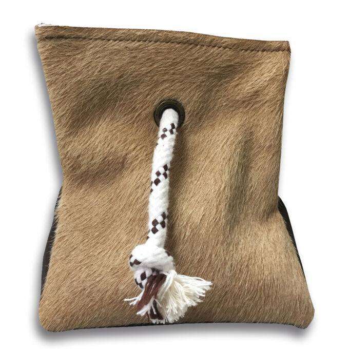 Zarážka do dverí Luxury Cowhide BRAZÍLIA BEIGE 17x20cm