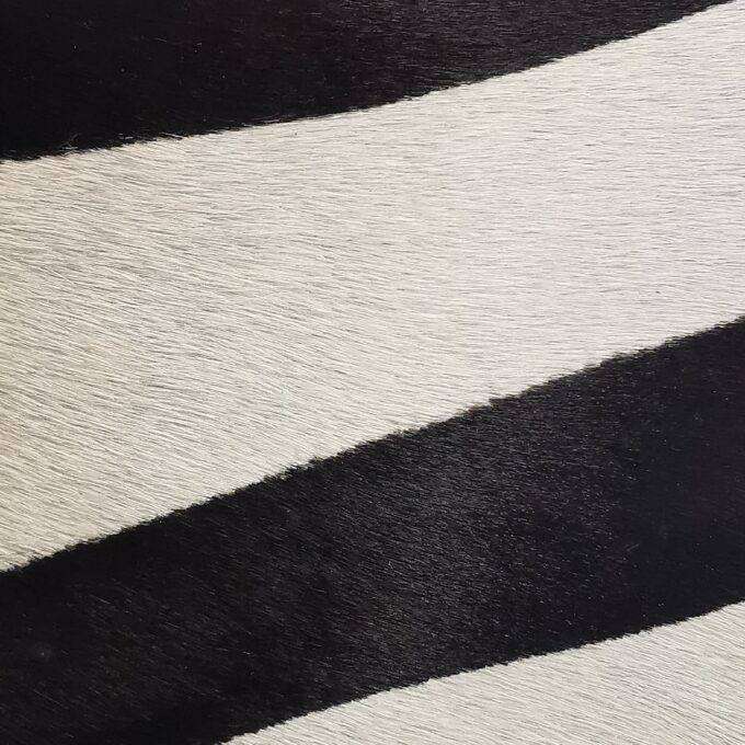 Vankúš z hovädzej kože Luxury Cowhide BRAZÍLIA ZEBRA 40x40cm