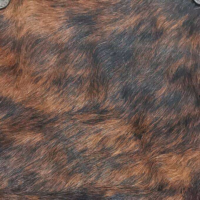 Kabelka celokožená Luxury Cowhide BRINDLE mahagón 35x27x9cm
