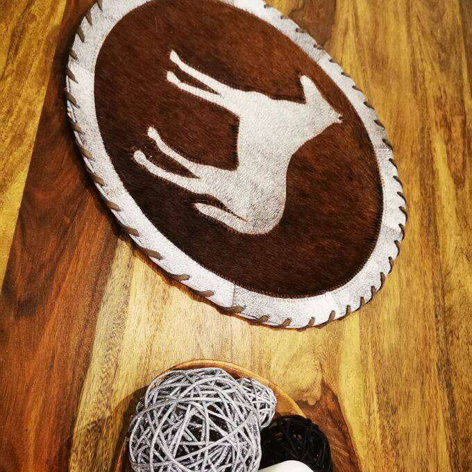 Kožené prestieranie Luxury Cowhide BRAZÍLIA HORSE 42cm