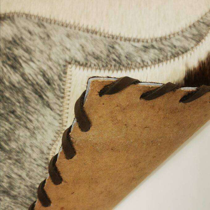 Kožené prestieranie Luxury Cowhide BRAZÍLIA HORN WHITE 45x32cm