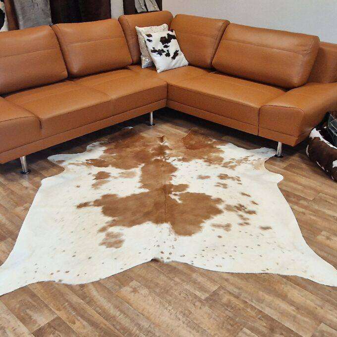 Hovädzia koža Luxury Cowhide BRAZÍLIA BROWN&WHITE 195x175cm