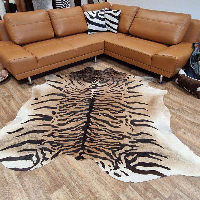 Hovädzia koža Luxury Cowhide BRAZÍLIA TIGER 205x205cm